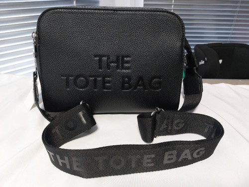 The tote bag leather - black, –