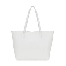 WHITE 'THE TOTE BAG' 2 IN 1