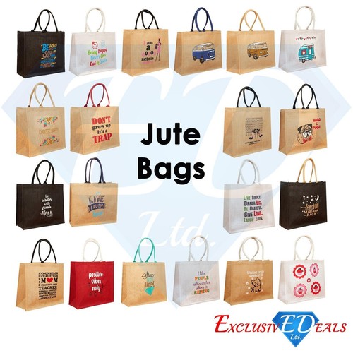 Small jute shopping bag - shopping,