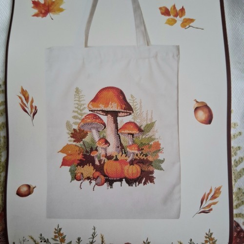 Diamond art canvas bag - diamond,