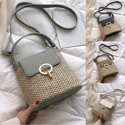 Women wicker handbag totes - women,